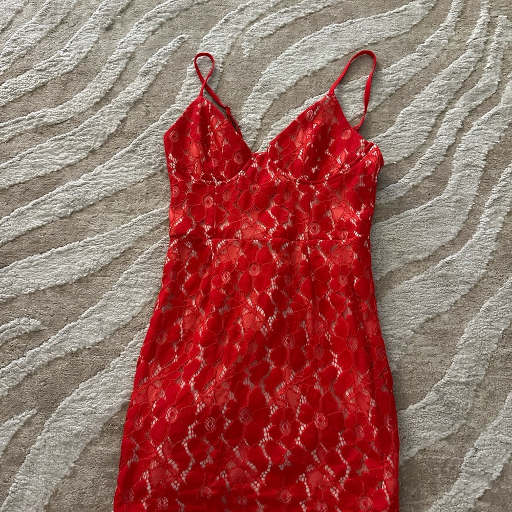 Red Superdown Dress